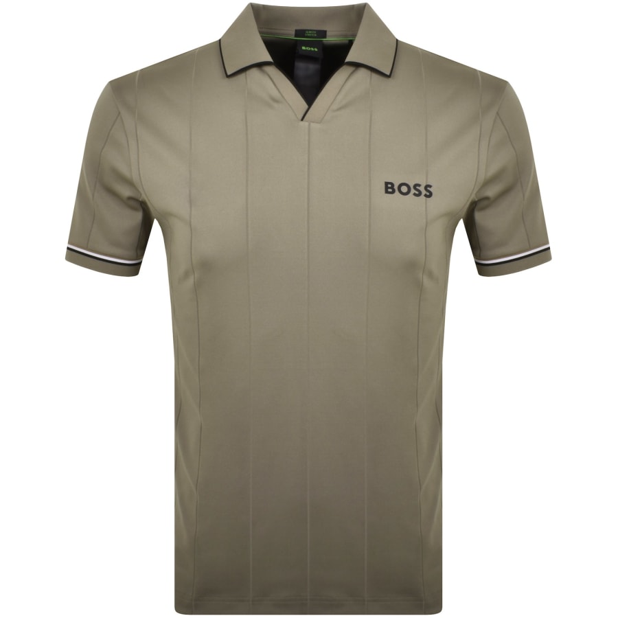 Hugo boss khaki polo shop